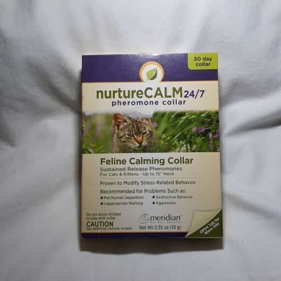 Nurturecalm Pheromone Cat‎ Collar Feline Calming - Picture 1 of 4